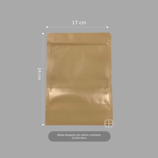 100 UNIDS(17X24+4CM)BOLSAS...