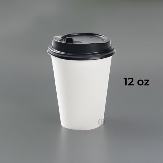vaso kraft con tapa  12 oz...