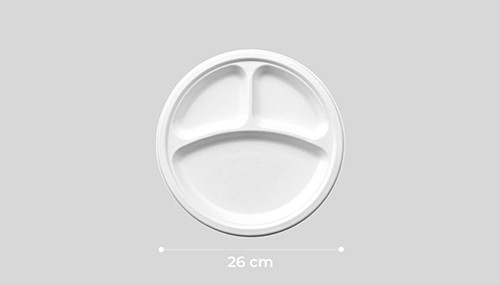 plato biodegradable 26cm